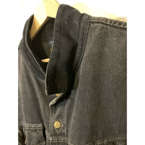 Vtg Marithe Francois Girbaud Jean Jacket Black Denim Men’s Sz XL Rare - Picture 8 of 9